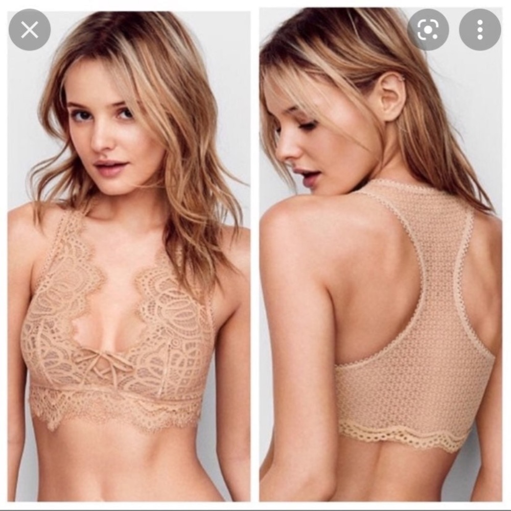 Victoria’s Secret dream angels laced up bralette - size small